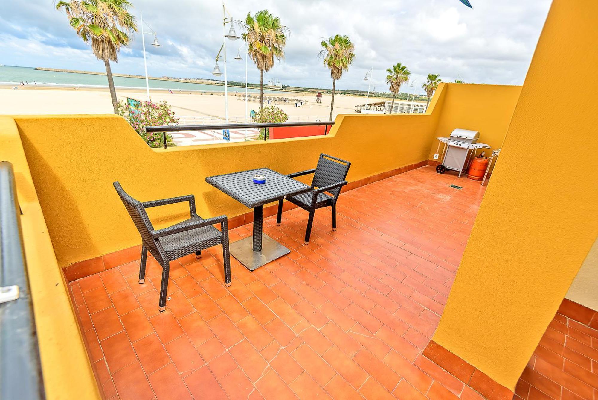 Beachfront Duplex 1ª Linea & Terraces Oceanfront El Puerto de Santa Maria Ngoại thất bức ảnh