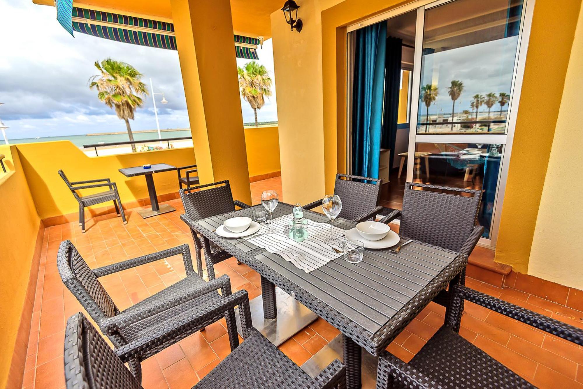 Beachfront Duplex 1ª Linea & Terraces Oceanfront El Puerto de Santa Maria Ngoại thất bức ảnh