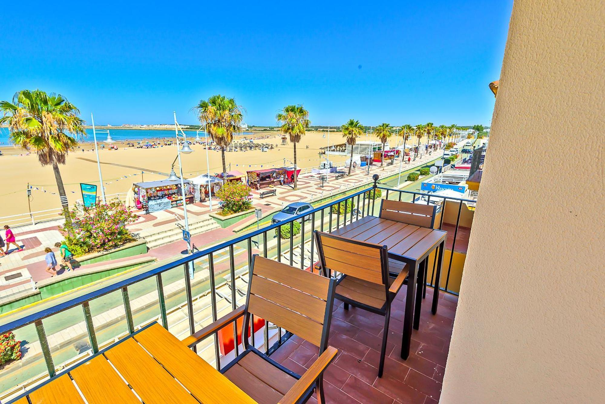 Beachfront Duplex 1ª Linea & Terraces Oceanfront El Puerto de Santa Maria Ngoại thất bức ảnh